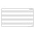 Music-Lined Magnetic Whiteboard w/ Aluminum Frame